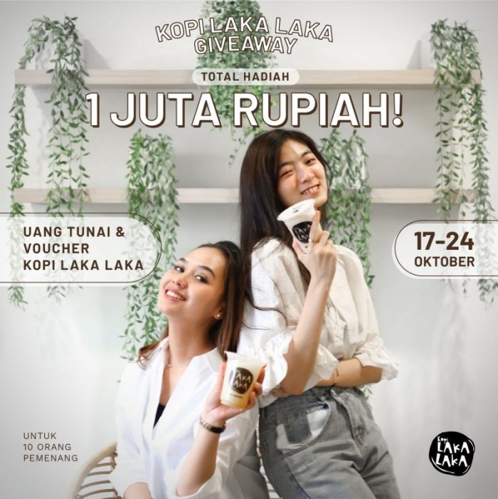 Kuis Kopi Laka Laka Berhadiah Uang & Voucher Total 1 Juta Rupiah