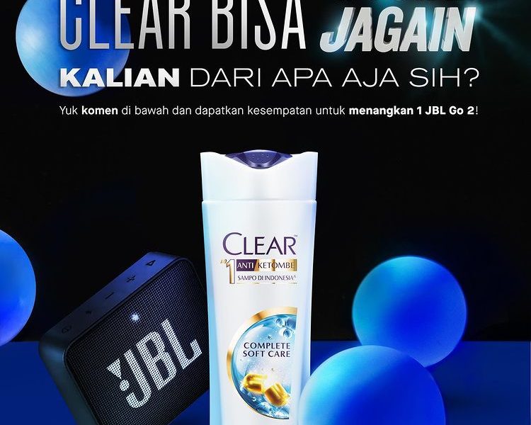Kuis Shampoo Clear Total Jagain Berhadiah Speaker JBL GO 2