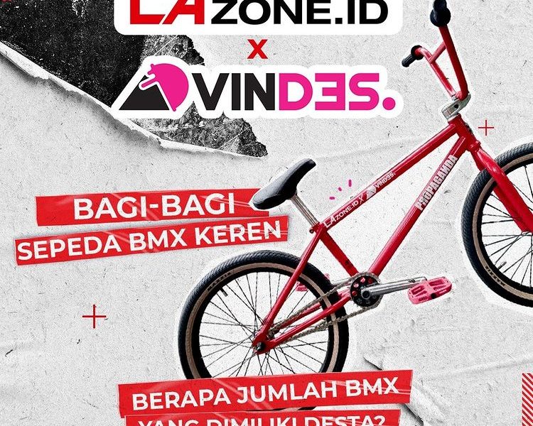 Kuis Tebak Jumlah BMX Milik Desta Berhadiah 1 unit Sepeda BMX Spesial
