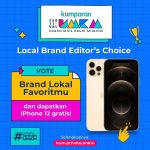 Kuis Vote Brand Lokal Favorit Berhadiah 1 unit iPhone 12