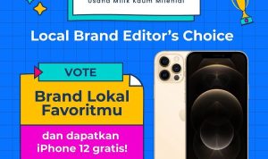 Kuis Vote Brand Lokal Favorit Berhadiah 1 unit iPhone 12