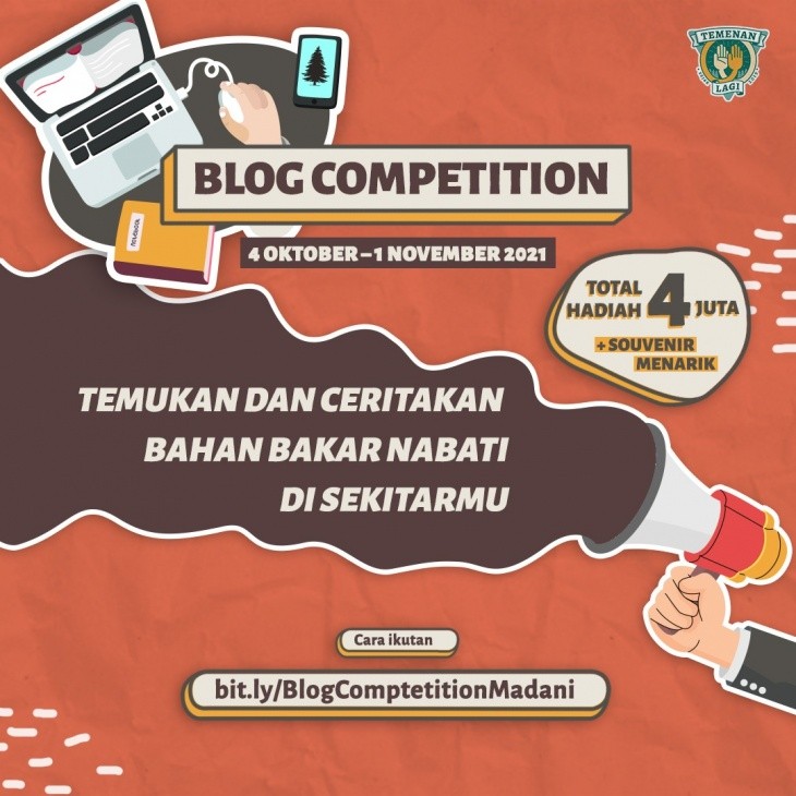 Lomba Blog Bahan Bakar Nabati Di Sekitarmu Total Hadiah 4 Juta + Souvenir