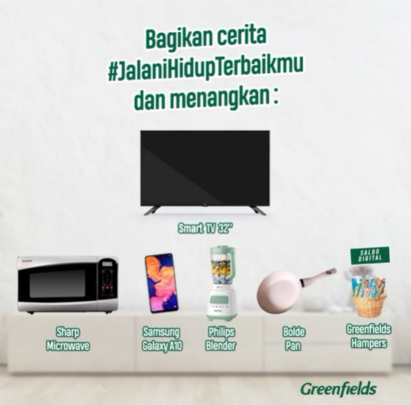 Lomba Cerita Jalani Hidup Terbaik Berhadiah Smart TV, Microwave, dll