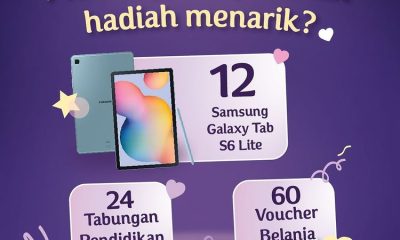 Lomba Cerita Rencana Liburan Berhadiah 12 unit Samsung Tab S6 Lite
