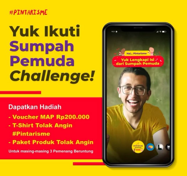 Lomba Filter IG Sumpah Pemuda Berhadiah Voucher MAP, Kaos & Produk Lomba Filter IG Sumpah Pemuda Berhadiah Voucher MAP, Kaos & Produk