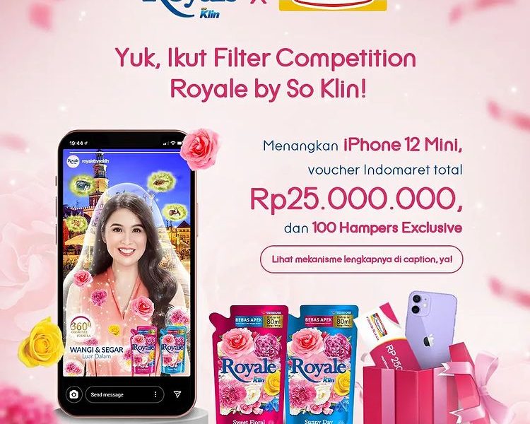 Lomba Filter Royale x Indomaret Hadiah iPhone 12 Mini, Voucher 25 Juta, dll