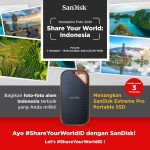 Lomba Foto Alam Indonesia Berhadiah 3 unit SanDisk Pro Portable SSD