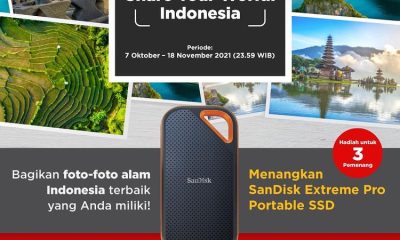 Lomba Foto Alam Indonesia Berhadiah 3 unit SanDisk Pro Portable SSD