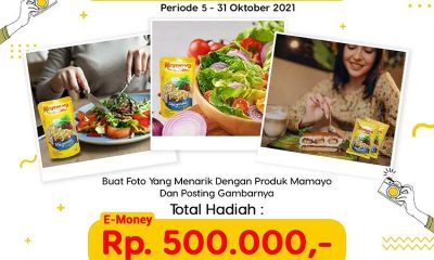 Lomba Foto Bareng Mamayo Berhadiah E-Money, Container & Produk