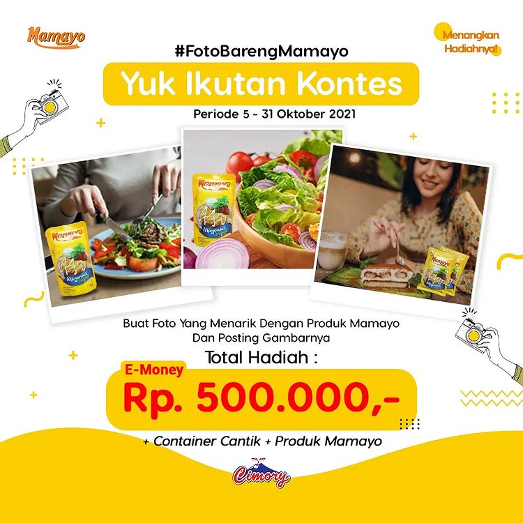 Lomba Foto Bareng Mamayo Berhadiah E-Money, Container & Produk