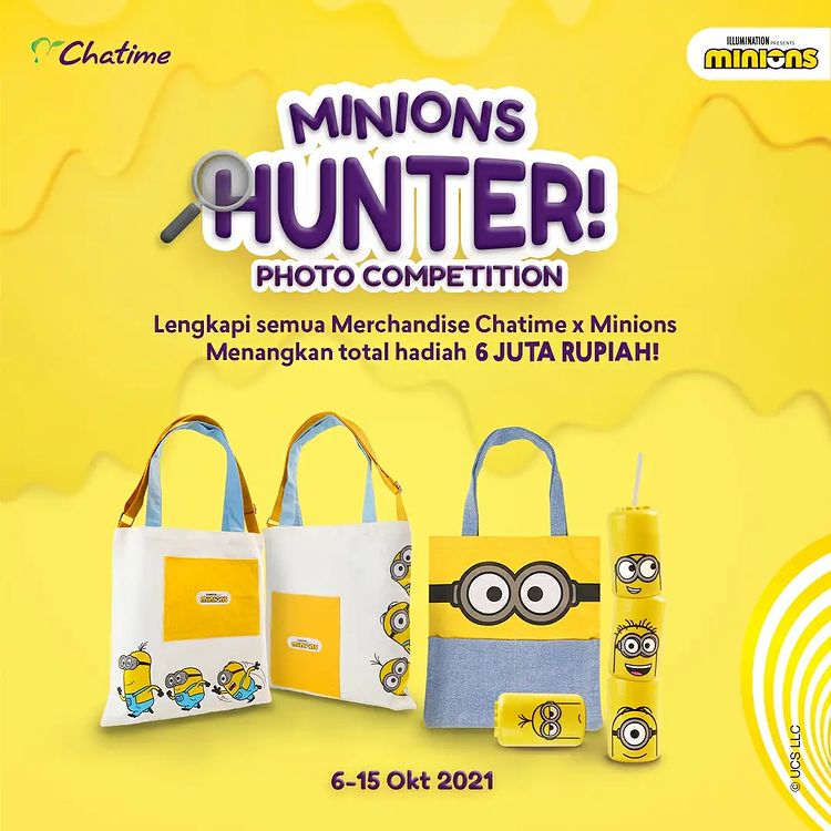 Lomba Foto Chatime Minions Hunter Berhadiah Uang 6 Juta + Voucher