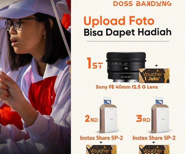 Lomba Foto Merah Putih Berhadiah Lensa Sonny, Instax Share & Voucher