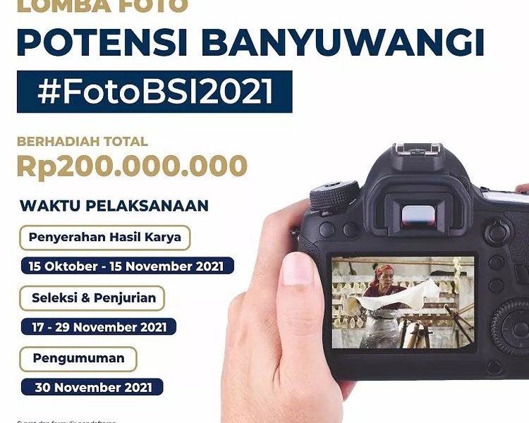 Lomba Foto Potensi Banyuwangi Berhadiah Uang 200 Juta Untuk 100 Juara