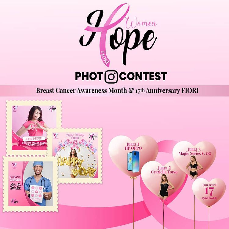 Lomba Foto Women Hope Berhadiah Smartphone OPPO & Produk Fiori