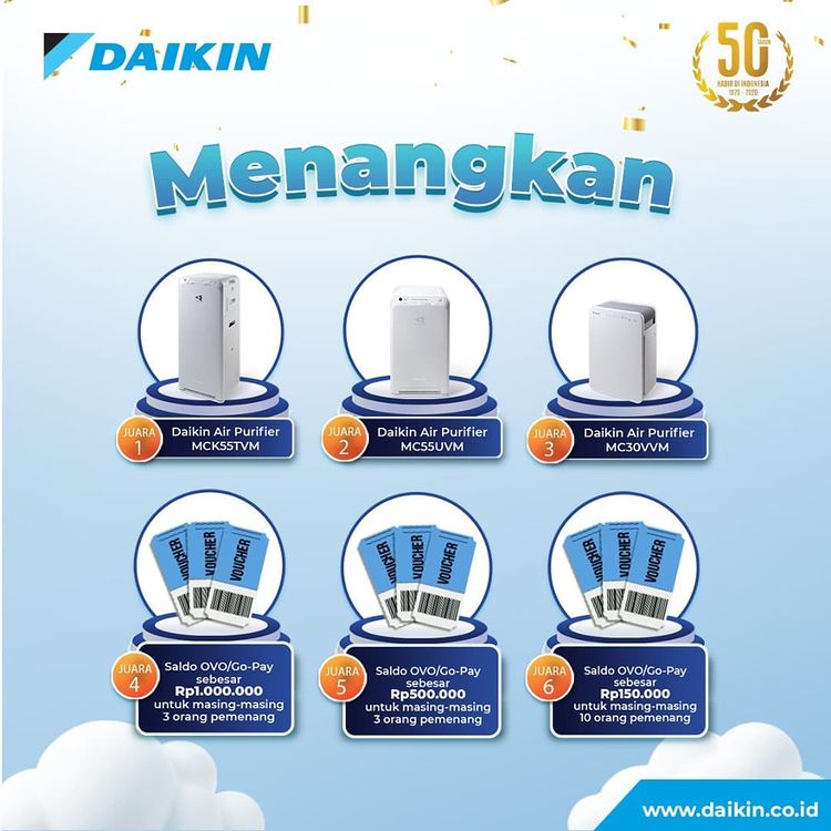 Lomba IG Story Filter Berhadiah 3 Daikin Air Purifier & 16 Voucher E-Wallet (2)