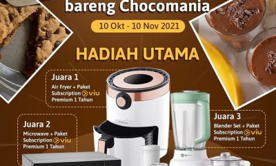 Lomba Kreasi Resep Chocomania Berhadiah Air Fryer, Microwave, Blender