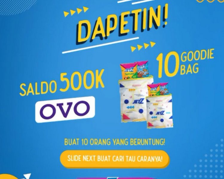 Lomba Let's Go Find JetZ Berhadiah Saldo OVO 500K dan 10 Goodie Bag