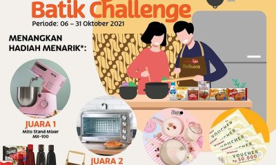 Lomba Masak Batik Berhadiah Stand Mixer, Oven, Glow Pan & Voucher