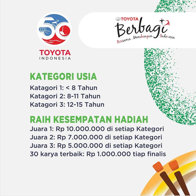 Lomba Menggambar Mobil Impian Berhadiah Total 96 Juta dari Toyota (1)