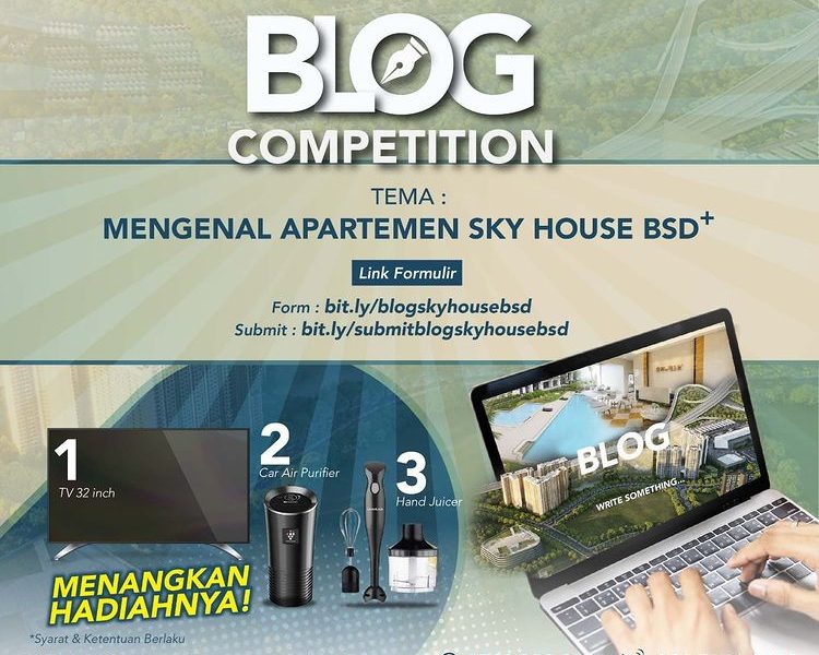 Lomba Menulis Blog Apartemen Sky House BSD+ Berhadiah TV 32 Inch