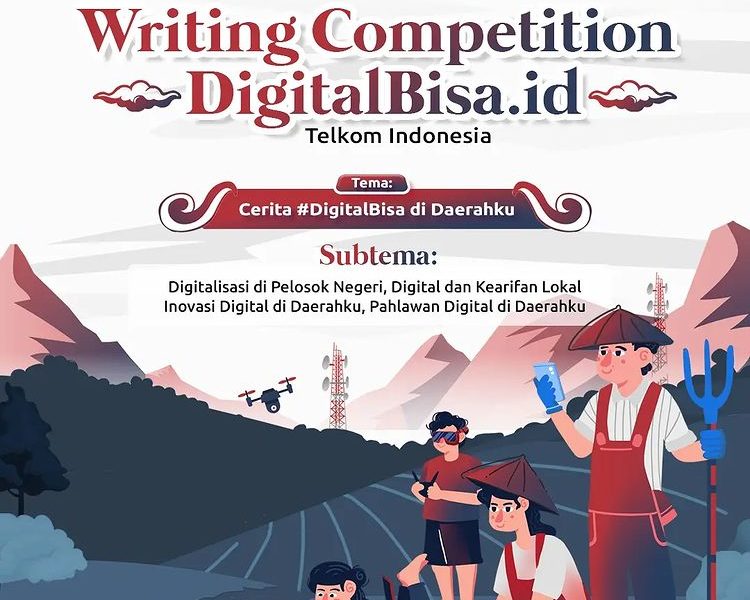 Lomba Menulis Digital Bisa Berhadiah Uang Total 7.5 Juta + E-Sertifikat