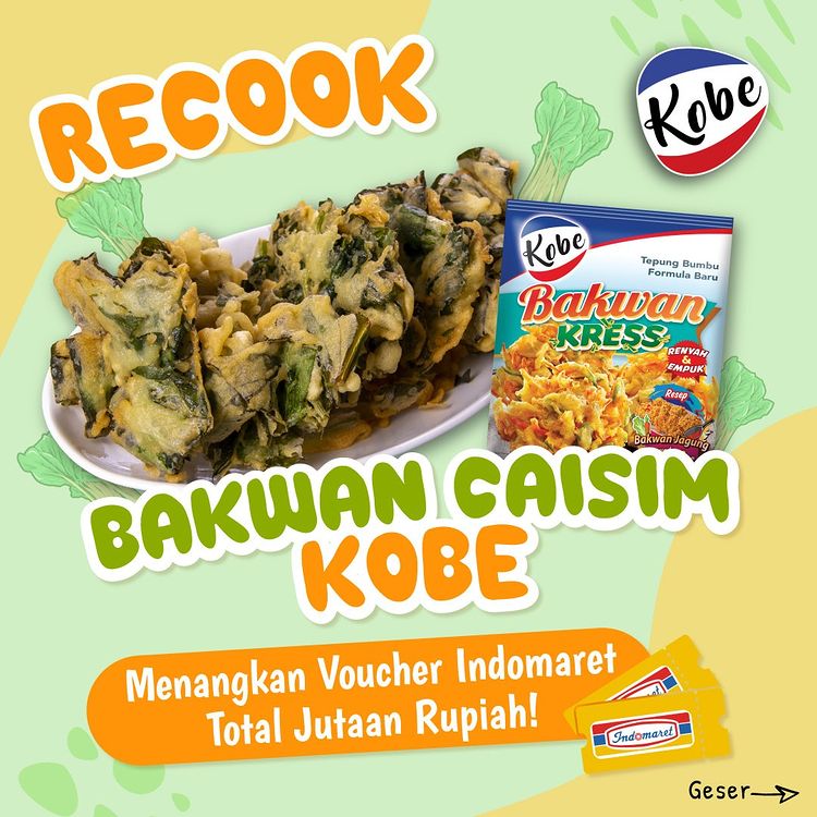 Lomba Recook Bakwan Caisim Kobe Hadiah Voucher Total 3.5 Juta