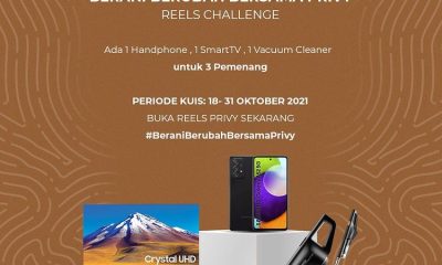 Lomba Reels Berani Berubah Hadiah HP 5G,TV & Vacuum Cleaner