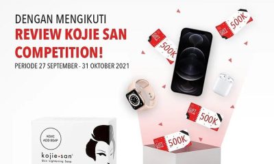 Lomba Review Kojie San Berhadiah iPhone 12 Pro, Apple Watch, Airpods, dll