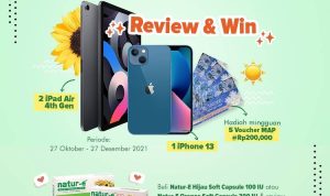 Lomba Review Natur-E Berhadiah iPhone 13, iPad Air & Voucher per Minggu