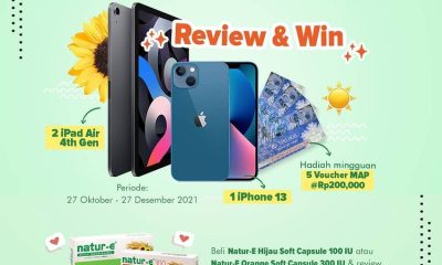 Lomba Review Natur-E Berhadiah iPhone 13, iPad Air & Voucher per Minggu