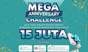 Lomba Video Filter NORVUS Mega Anniversary Total Hadiah 15 Juta Rupiah