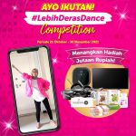 Lomba Video Lebih Deras Dance Berhadiah Uang, Smart TV, Sterilizer, dll