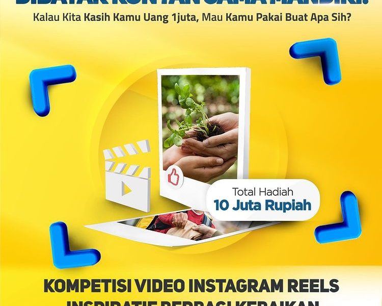 Lomba Video Reels Berbagi Kebaikan Berhadiah Total 10 Juta Rupiah