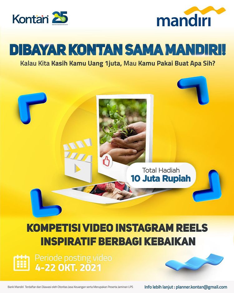 Lomba Video Reels Berbagi Kebaikan Berhadiah Total 10 Juta Rupiah