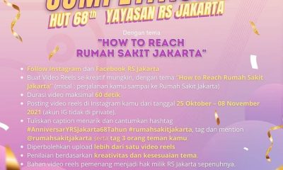 Lomba Video Reels HUT 68 Rumah Sakit Jakarta Berhadiah Total 3.5 Juta