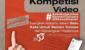 Lomba Video Satu Kata Untuk Semen Tonasa Berhadiah Jutaan Rupiah