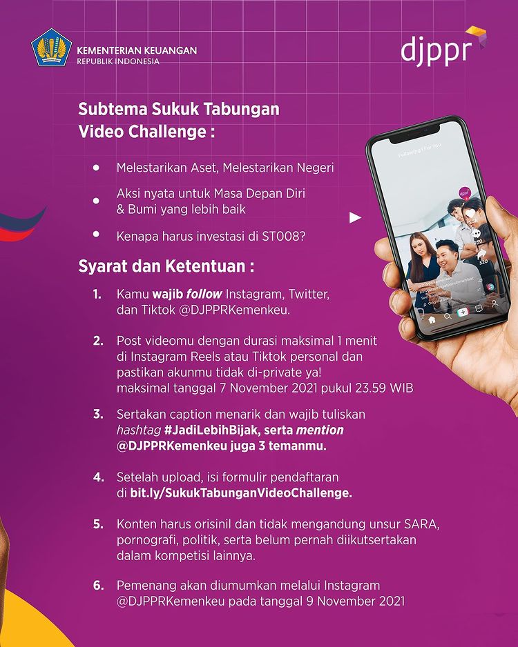 Lomba Video Sukuk Tabungan Berhadiah Uang Total 10 Juta Rupiah (3)