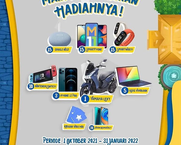 Main Game Joyday Ride Berhadiah Motor, iPhone 12, Laptop dan lainnya