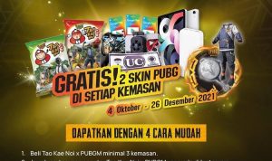 Promo Tao Kae Noi x PUBG Berhadiah iPad Pro Gen-4, UC, Earphone, dll