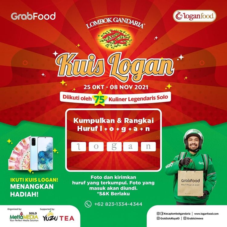 Promo Undian Logan Food Berhadiah Uang & Smartphone