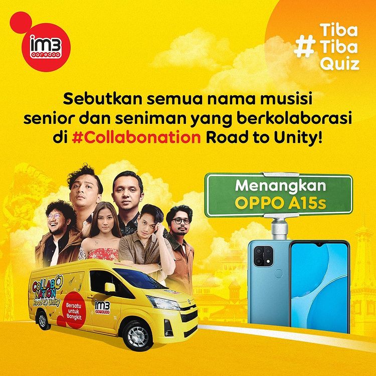 Tiba Tiba Quiz Berhadiah 1 unit OPPO A15s dari IM3 ooredoo