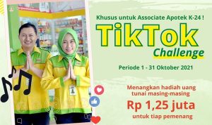 TikTok Challenge Core Value Apotek K-24 Berhadiah Lebih dari 6 Juta Rupiah
