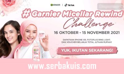 TikTok Challenge Garnier Micellar Rewind Berhadiah iPhone XR