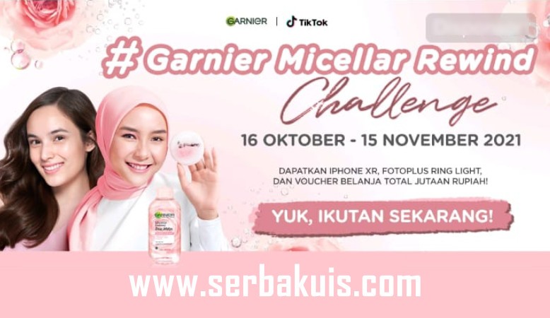 TikTok Challenge Garnier Micellar Rewind Berhadiah iPhone XR