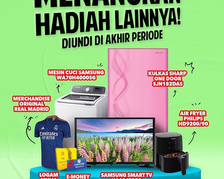 Undian Kacang Sangrai Dua Kelinci Berhadiah Kulkas, Mesin Cuci, Emas, dll