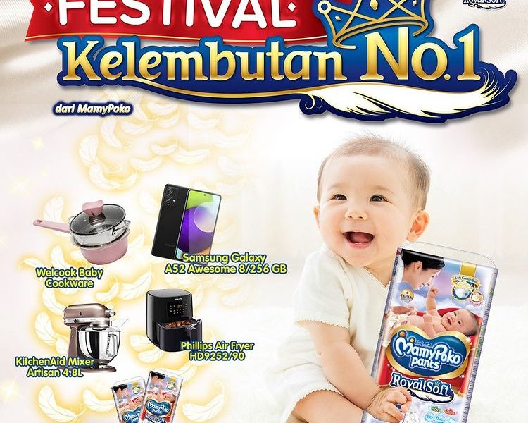 Undian Kirim Struk Pembelian MamyPoko Berhadiah HP, Mixer, Air Fryer, dll