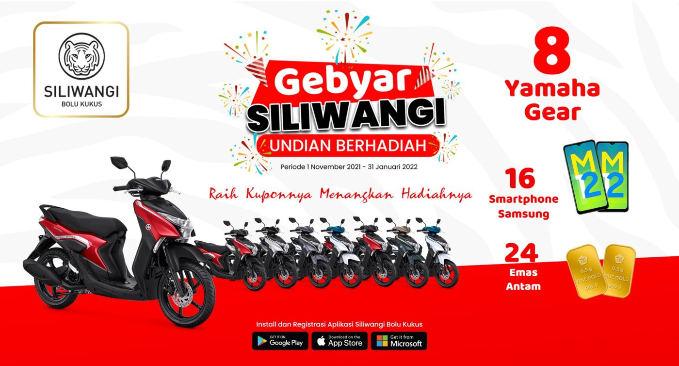 Gebyar Siliwangi Undian Berhadiah 8 Motor Yamaha Gear, 16 HP & 24 Emas