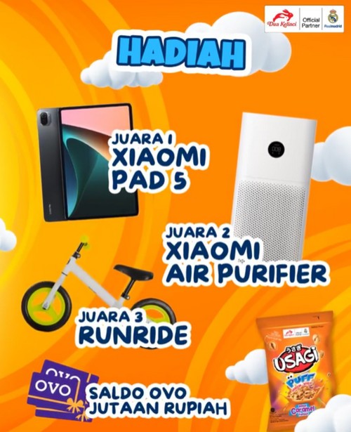 Hadiah Lomba Foto Semua Suka Usagi Berhadih Xiaomi Pad, Air Purifier, dll