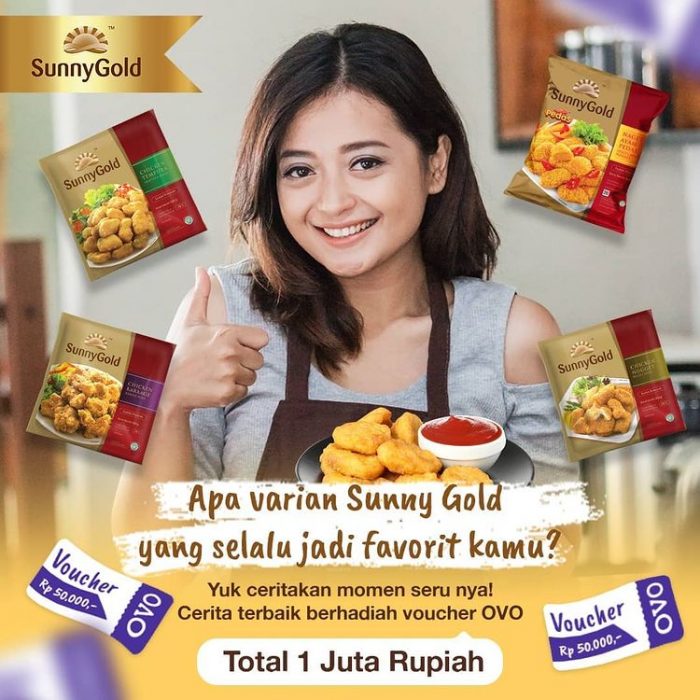 Kuis Cerita Sunny Gold Berhadiah Voucher OVO Total 1 Juta Rupiah