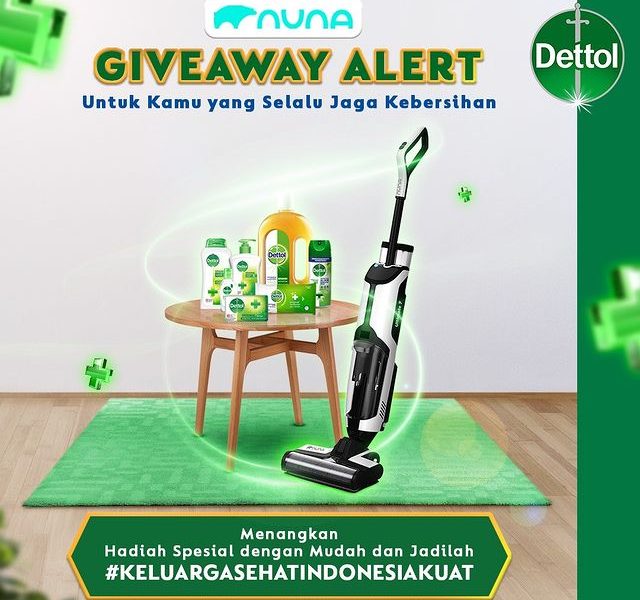 Kuis Dettol x Nuna Berhadiah Ultimate 7 Floor Cleaner & Hampers